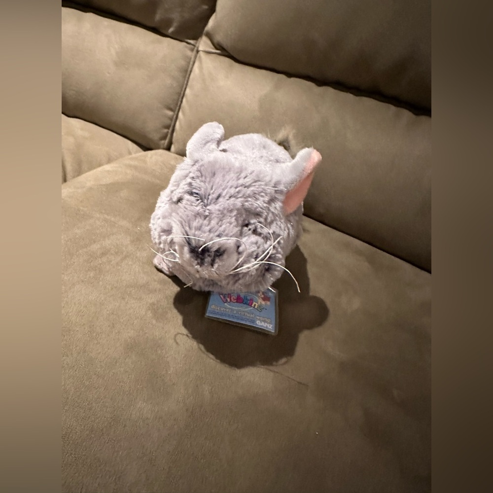 Webkinz chinchilla with sealed code